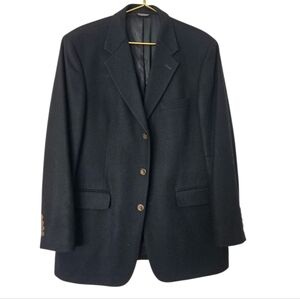 Hudson's Bill Blass Cashmere Blazer Black Label 42R 3-button
